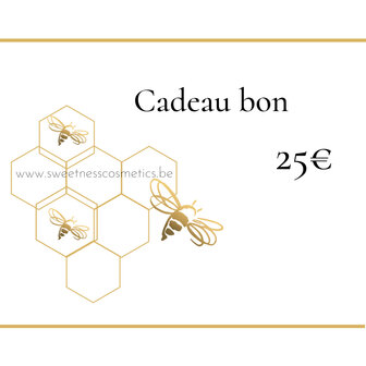 Cadeaubon 25 euro