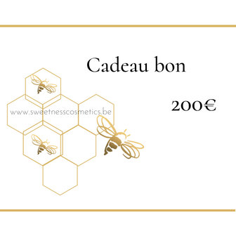 Cadeaubon 200 euro