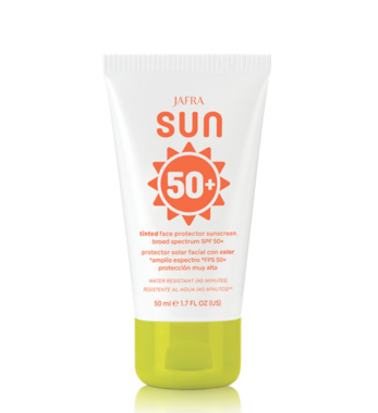 Sun Tinted Face Protector Sunscreen Broad Spectrum SPF 50+  Oil Free